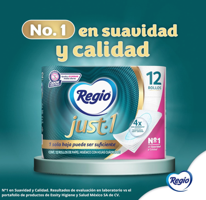 ¡Oferta Imperdible! 48 Rollos de Regio Just 1 – Extra Grueso, Extra Conveniencia!